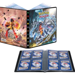 Scarlet and Violet Tera Type Garchomp and Armarouge 4-Pocket Portfolio for Pokémon