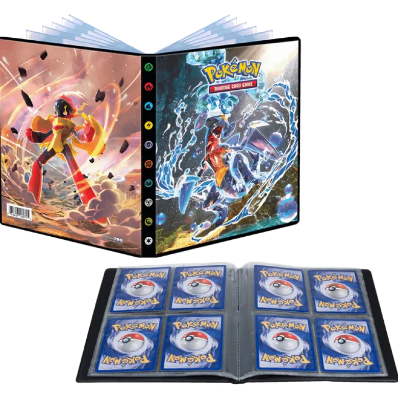 Scarlet and Violet Tera Type Garchomp and Armarouge 4-Pocket Portfolio for Pokémon