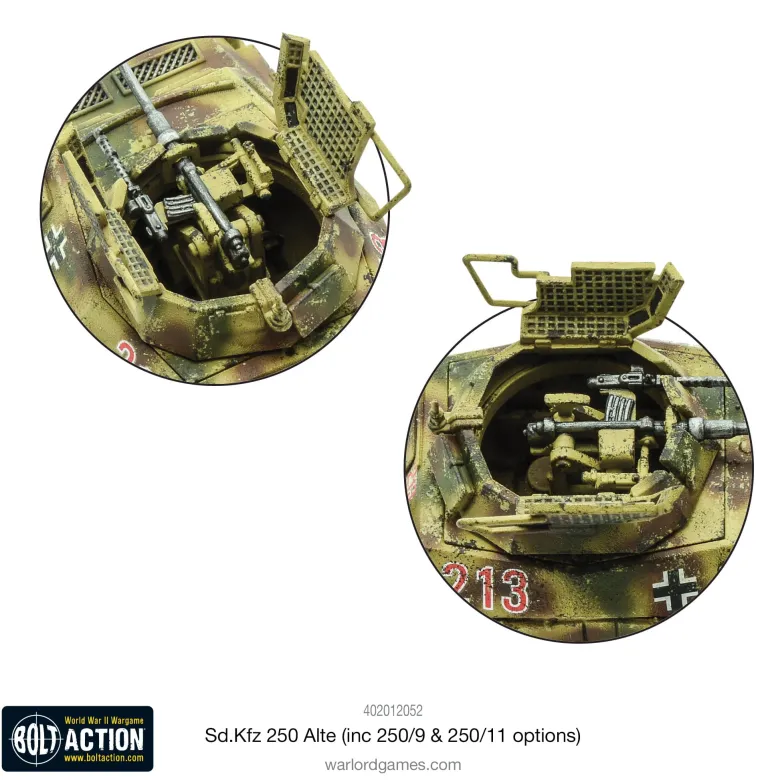 Sd.Kfz 250 (Alte) Half-Track (Options For 250/1, 250/9 & 250/11 Variants)