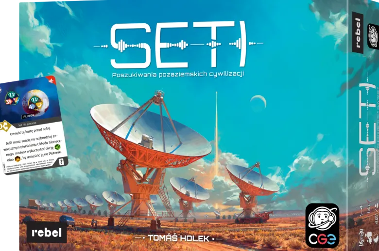 SETI: Poszukiwania Pozaziemskich Cywilizacji + 3 karty Promocyjne