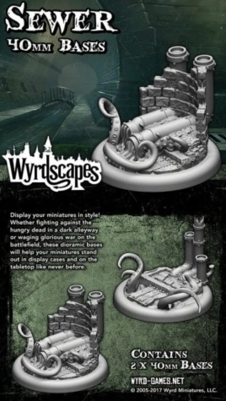 Sewer 40mm bases