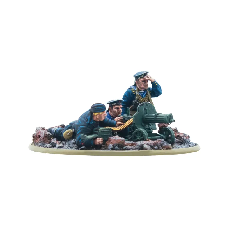 Soviet Naval Brigade Medium Machine Gun Team