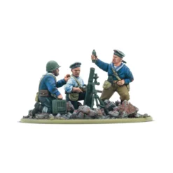 Soviet Naval Brigade Medium Mortar Team