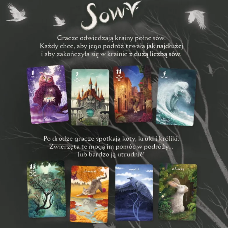 Sowy + karty promocyjne Jeż