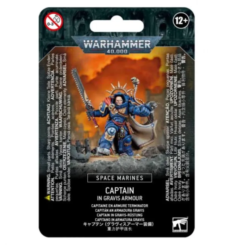 Space Marines : Captain in Gravis Armour