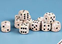 Speckled Birthday - zestaw kości k6 16mm (12 kości)