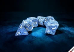 Speckled Ocean Stone Polyhedral 7-Dice Set