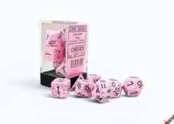 Speckled Pink Polyhedral 7-Dice Set