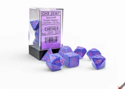 Speckled Purple Passion Polyhedral 7-Dice Set