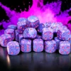 Speckled Purple Passion - zestaw kości k6 12mm (36 kości)