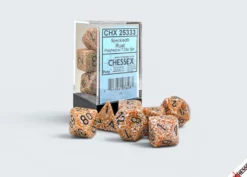 Speckled Rust Polyhedral 7-Dice Set