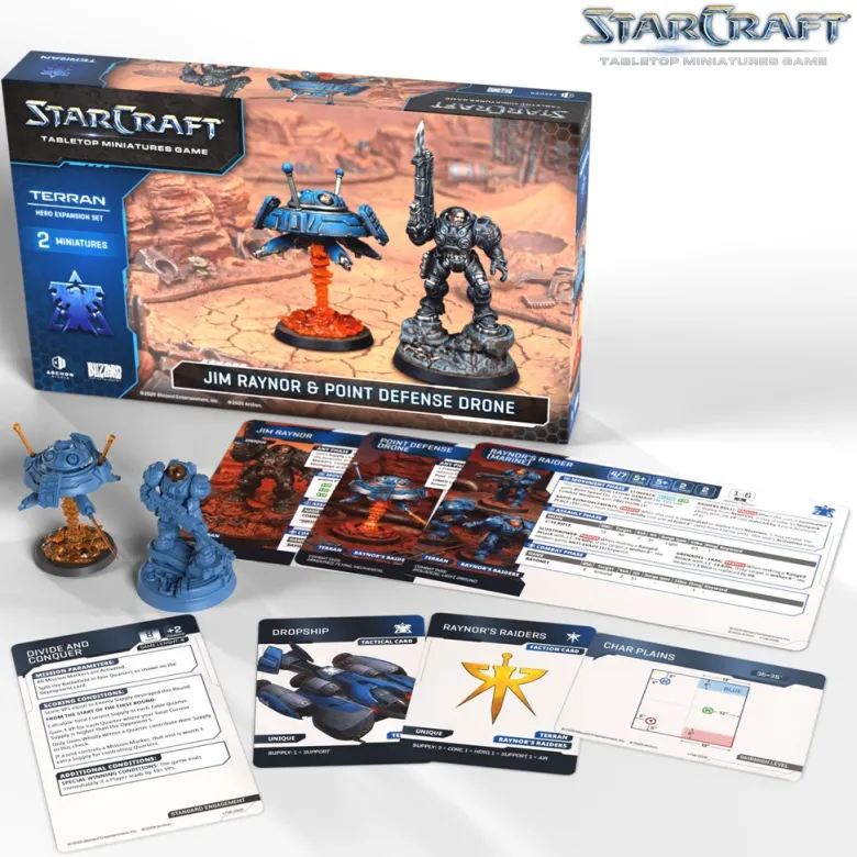 Starcraft: Jim Raynor & Point Defense Drone - Terran - Expansion Set