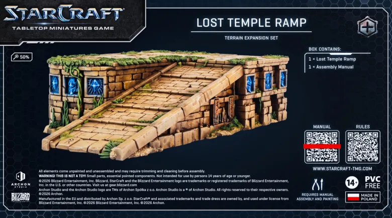 Starcraft: Lost Temple Ramp - Terrain - Expansion Set