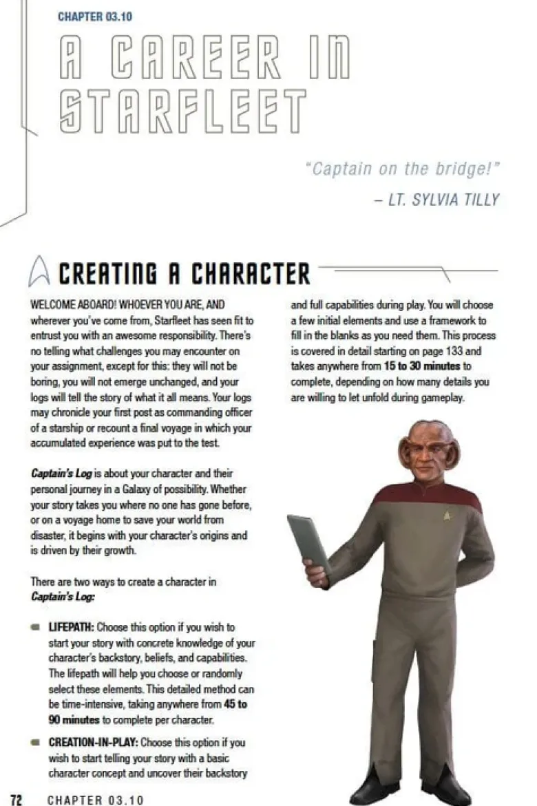 Star Trek Adventures: Captain's Log Solo Roleplaying Game