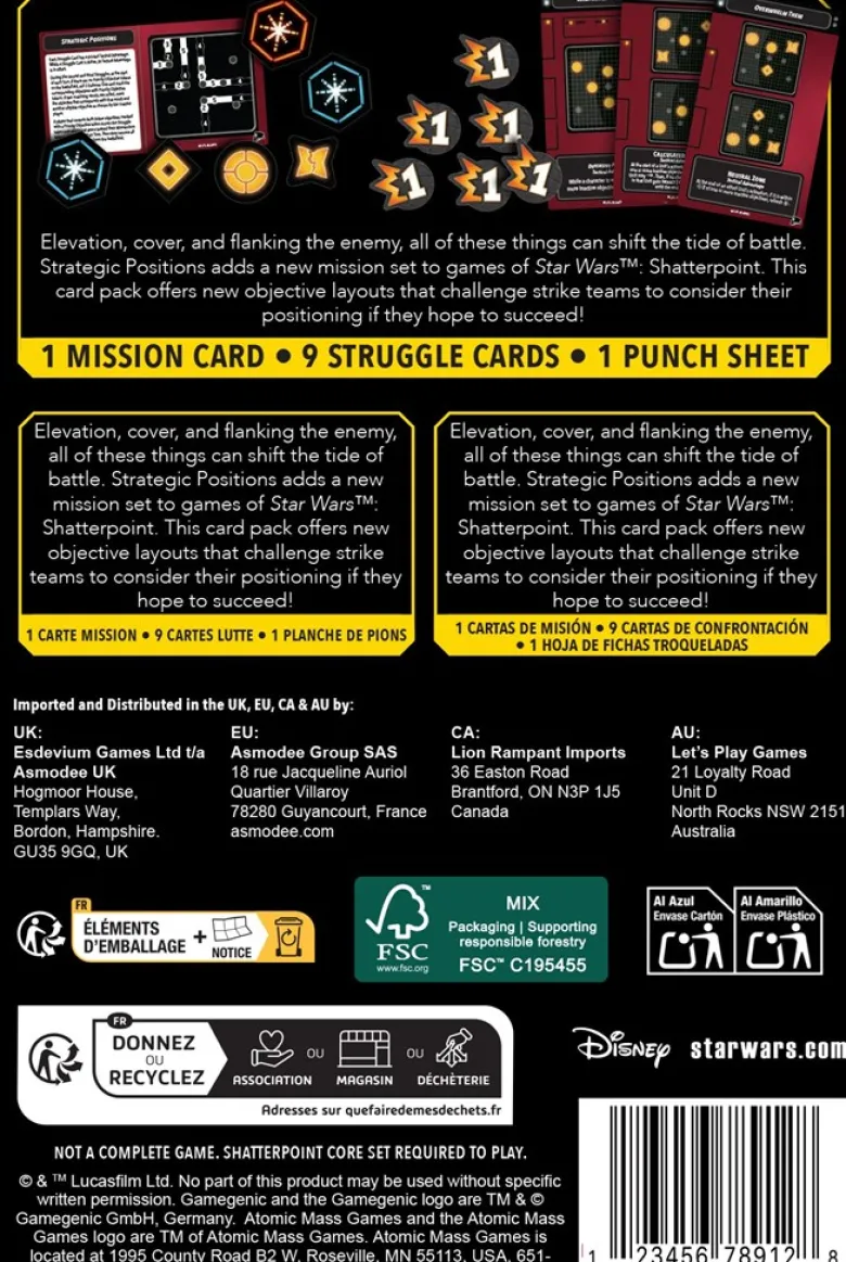 Star Wars Shatterpoint: Startegic Positions -Mission Pack EN