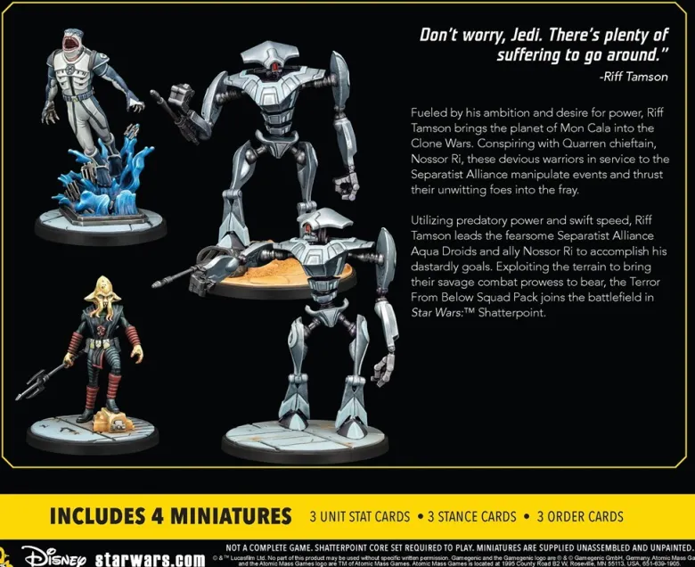 Star Wars: Shatterpoint - Terror from Below Squad Pack