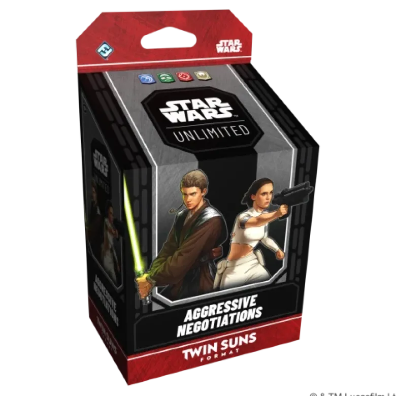Star Wars: Unlimited - Twin Suns Format - Aggressive Negotiations - Anakin & Padme