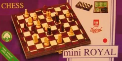 Szachy mini Royal Węgiel