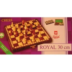 Szachy Royal 30 Węgiel