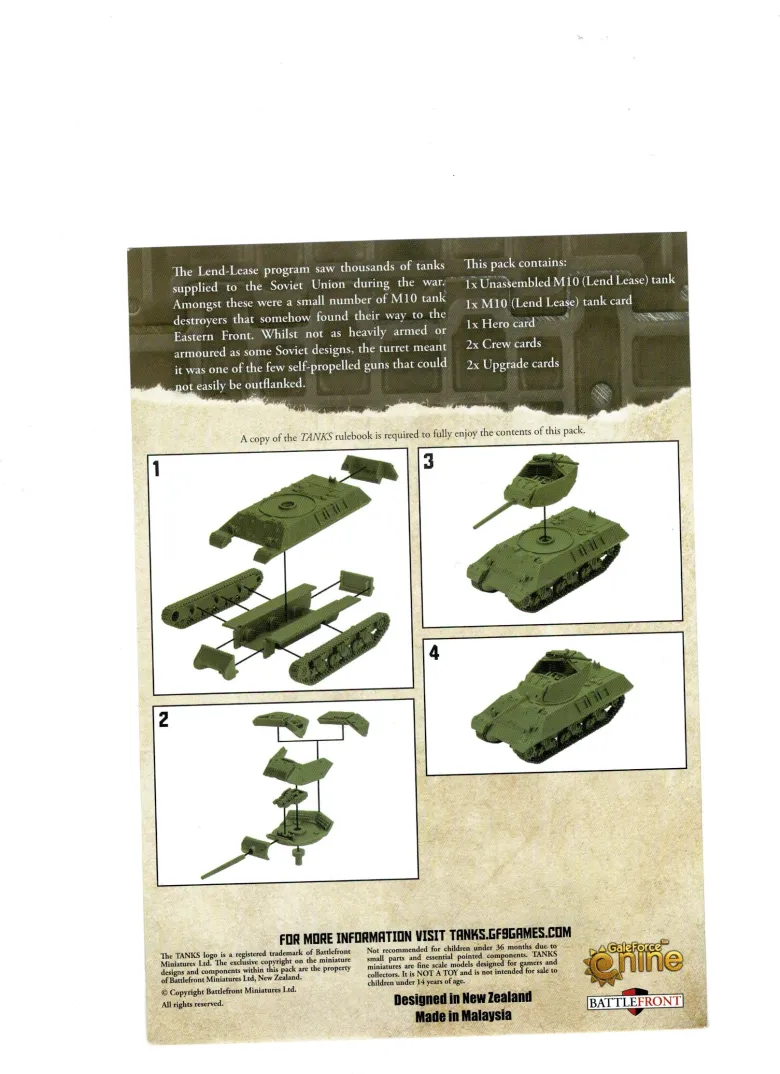 TANKS - Soviet M10 Lend Lease