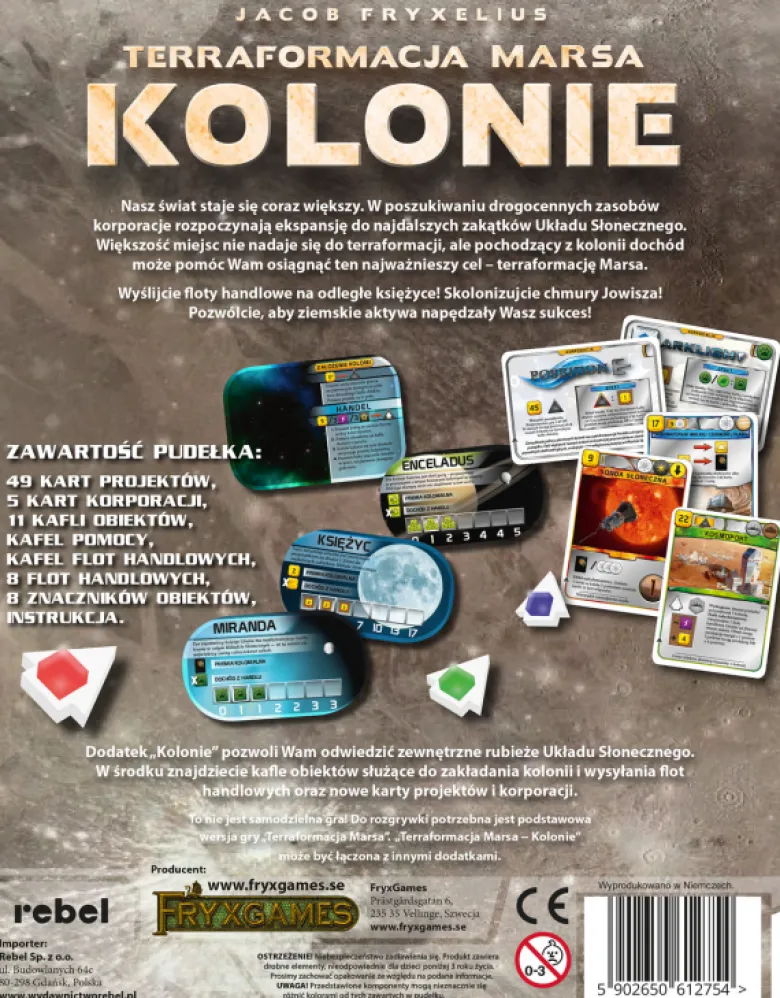 Terraformacja Marsa: Kolonie