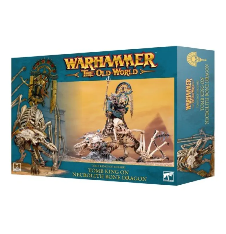 Tomb Kings of Khemri: Tomb King on Necrolith Bone Dragon