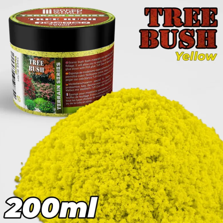 Tree Bush, Clump Foliage - Yellow