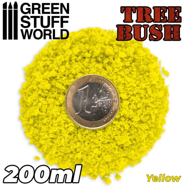 Tree Bush, Clump Foliage - Yellow