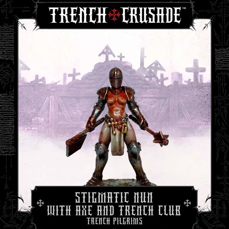 Trench Pilgrims Stigmatic Nun with Axe and Trench Club