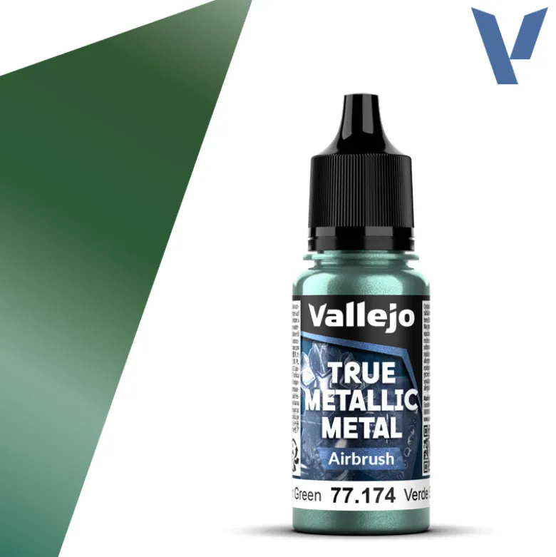True Metallic Metal: Airbrush Dusken Green (77.174)