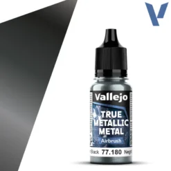 True Metallic Metal: Airbrush Obsidian Black (77.180)