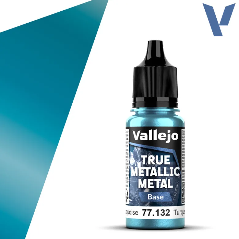 True Metallic Metal: Base Hydra Turquoise (77.132)