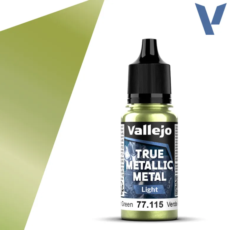 True Metallic Metal: Light Amber Green (77.115)