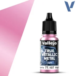 True Metallic Metal: Light Crimson Magenta (77.107)