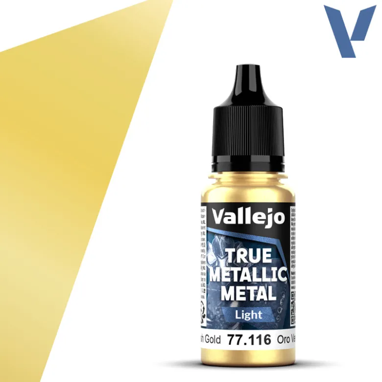 True Metallic Metal: Light Greenish Gold (77.116)
