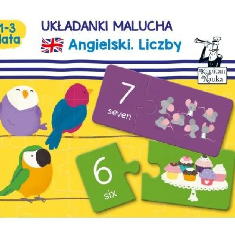 Układanki Malucha: Angielski - Liczby