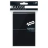 Ultra Pro Deck Protector: Gloss Czarne 100 szt.