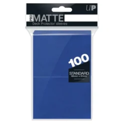 Ultra Pro: Deck Protectors Matte Niebieskie