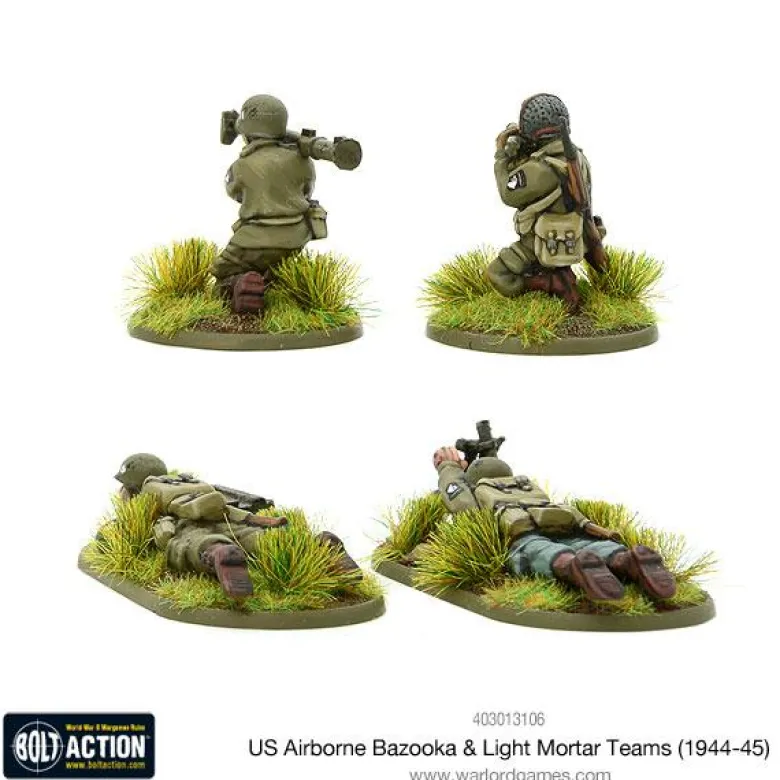 US Airborne Bazooka & Light Mortar Teams (1944-45)