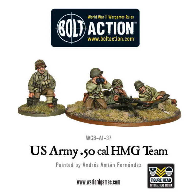US Army 50 Cal HMG team