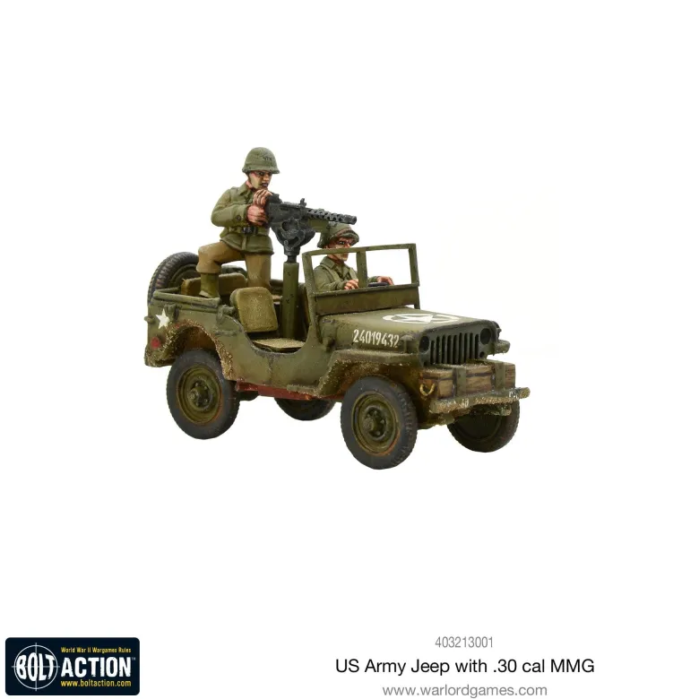 US Army Jeep with 30 Cal MMG