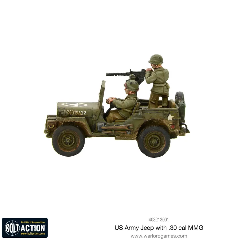 US Army Jeep with 30 Cal MMG