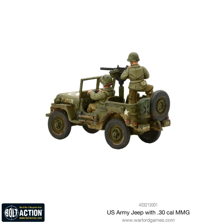 US Army Jeep with 30 Cal MMG