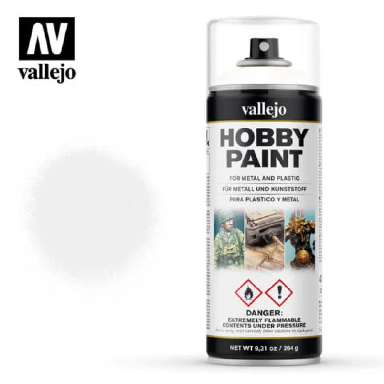 Vallejo Basic Primer - White 28.010 400ml.