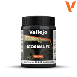 Vallejo Diorama FX - Black Thick Mud 26.812 200ml.