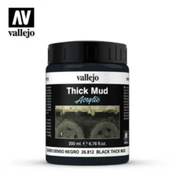 Vallejo Diorama FX - Black Thick Mud 26.812 200ml.