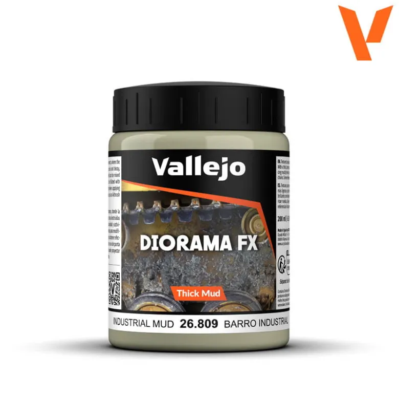 Vallejo Diorama FX - Industrial Thick Mud 26.809 200ml.