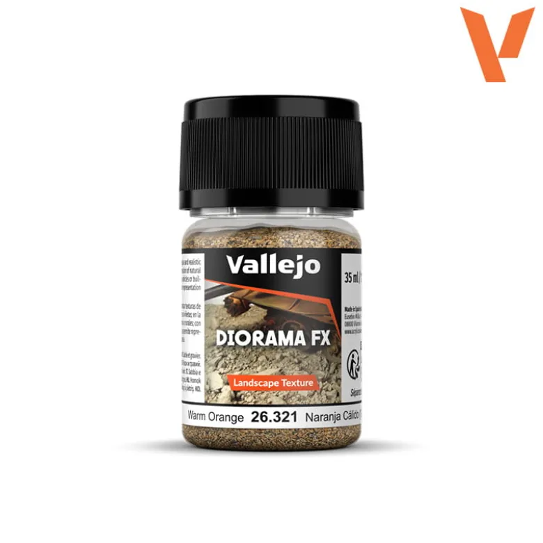 Vallejo Diorama FX - Warm Orange 1-2 mm 26.321