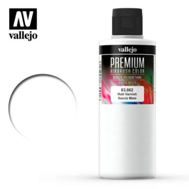 Vallejo Game Air - Premium Matt Varnish 63.062 200ml.