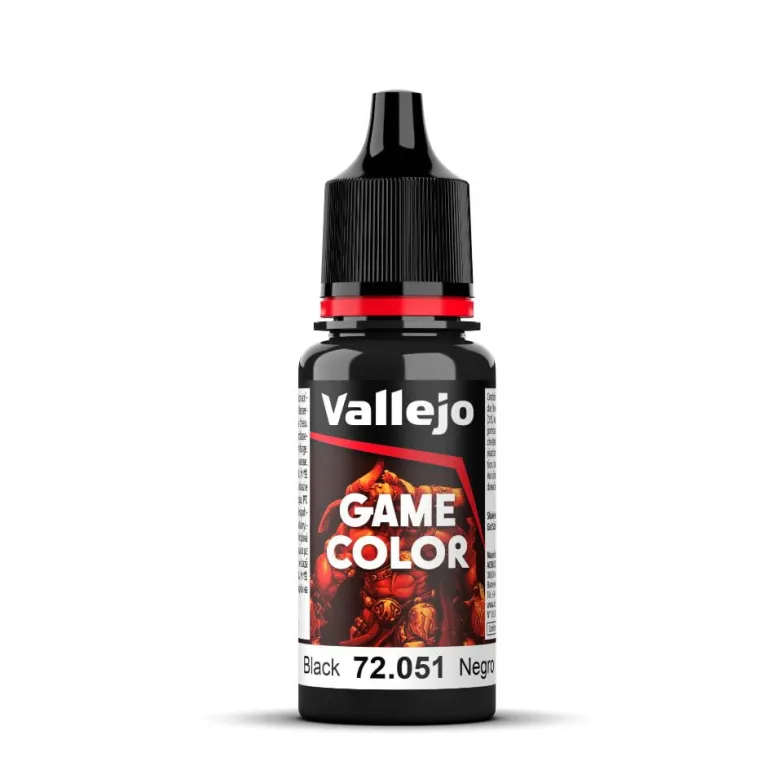 Vallejo Game Color: Black 72.051 18ml